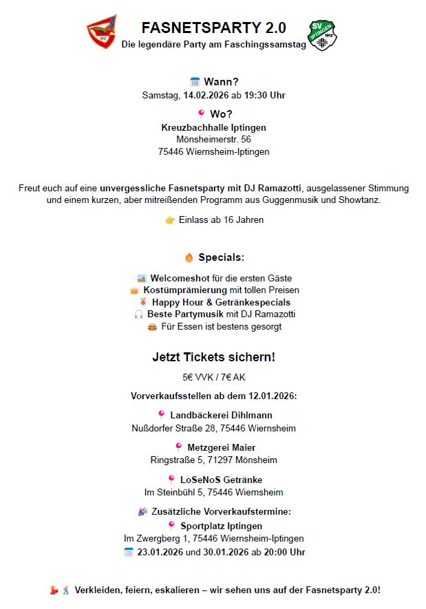 2026 Fasnetsparty2.0